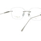 Paul Vosheront Eyeglasses Frame Silver Metal Acetate Gems Italy PV390 C3