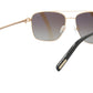 Paul Vosheront Sunglasses Gold Plated Metal Acetate Polarized Italy PV3439S C3
