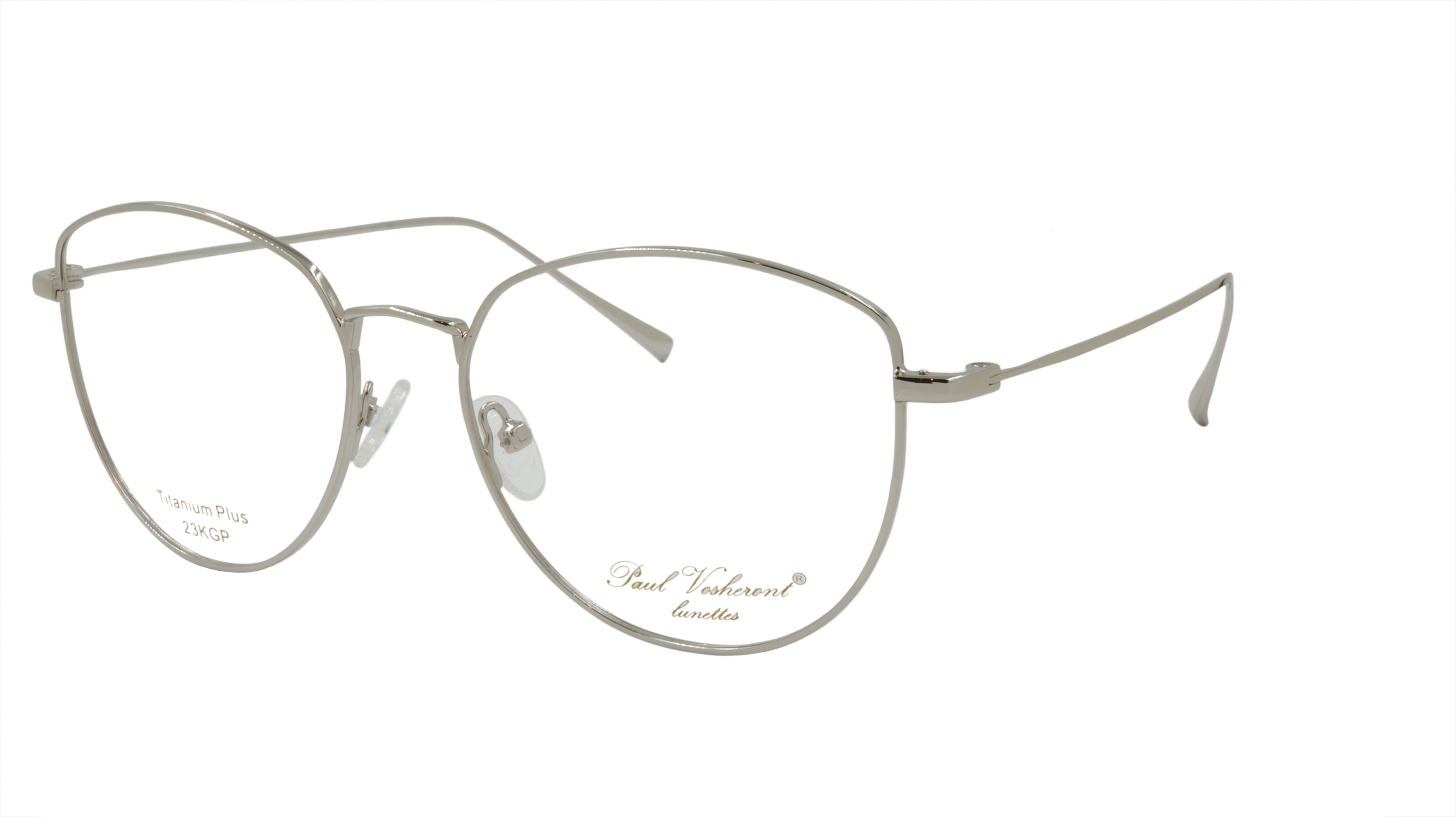 Paul Vosheront Eyeglasses Frame Gold Plated Metal Italy PV504 C2 ...