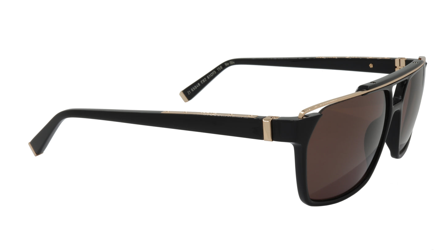 ZILLI Sunglasses Titanium Acetate Polarized France Handmade ZI 65048 C02