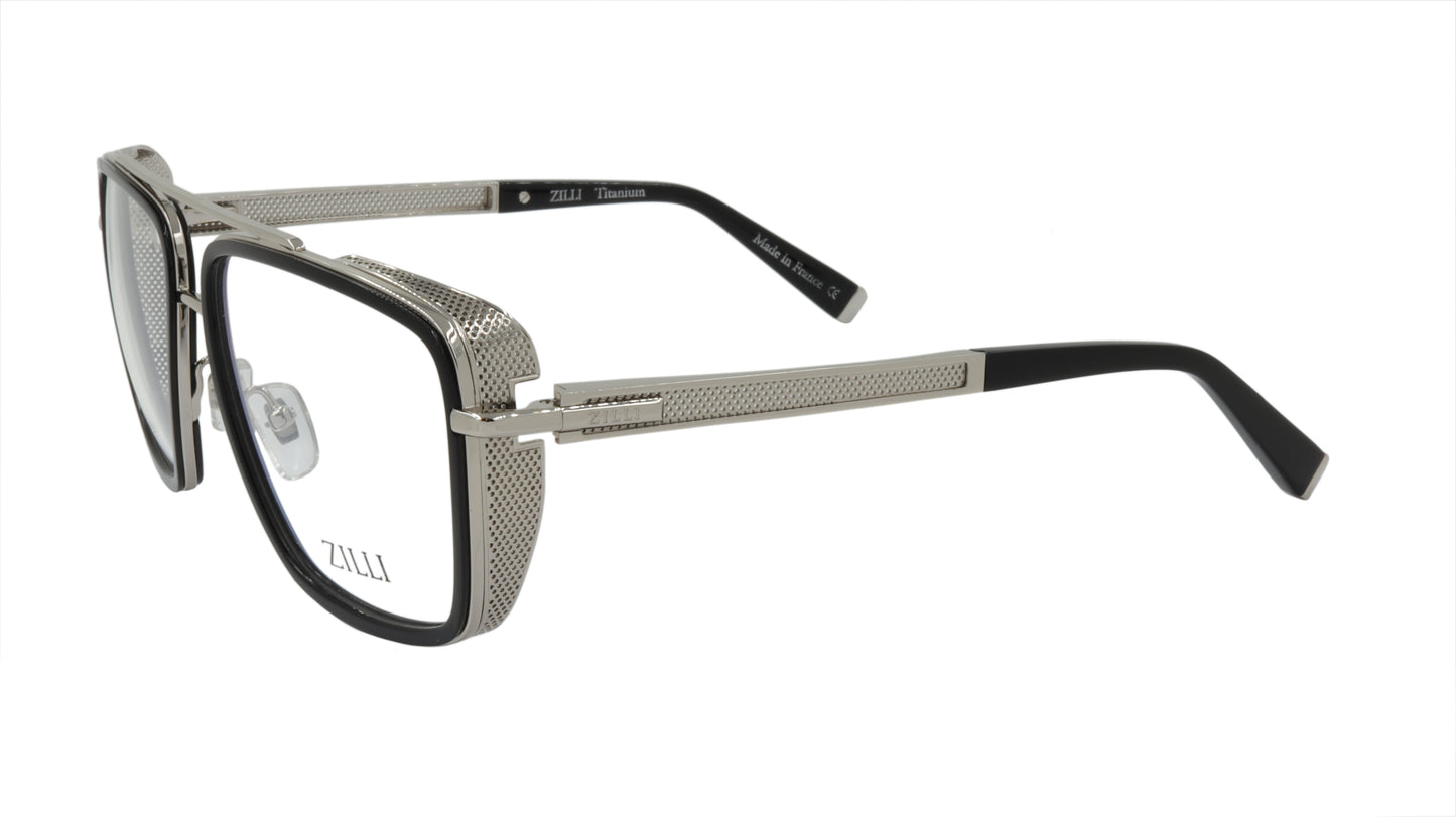 ZILLI Eyeglasses Frame Titanium Acetate France Made ZI 60049 C02