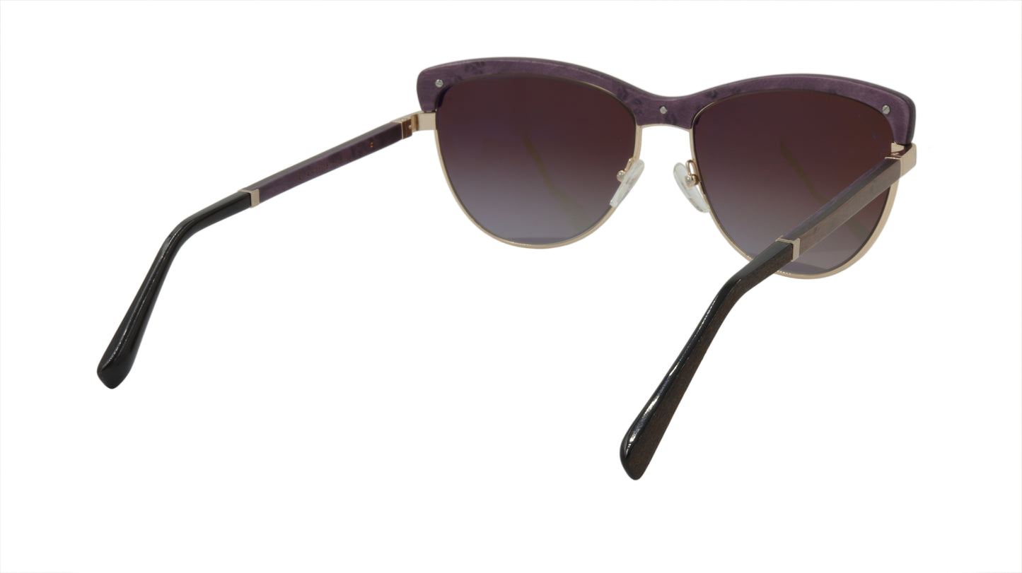 GOLD & WOOD Sunglasses with Unique Wood and Gold
