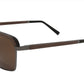 GOLD & WOOD Sunglasses Accented in Brown Wood and Gun Metal Black