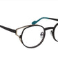 Face A Face Eyeglasses with Double Metal Frame