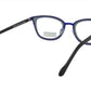 Face A Face Eyeglasses with a Hint of Blue and Gray Cat Eye