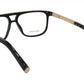 ZILLI Eyeglasses Frame Titanium Acetate Leather France Made ZI 60036 C01