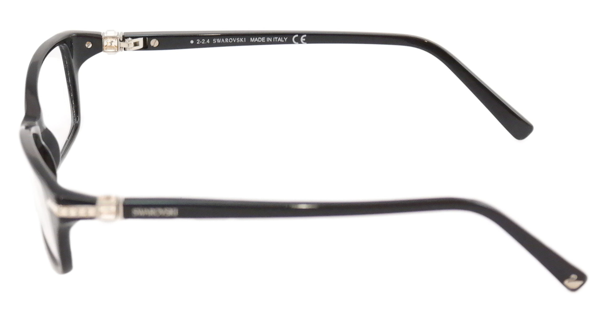 Swarovski Eyeglasses Frame Candid SW5081 001 Black Plastic Italy Made 53-15-135 - Frame Bay