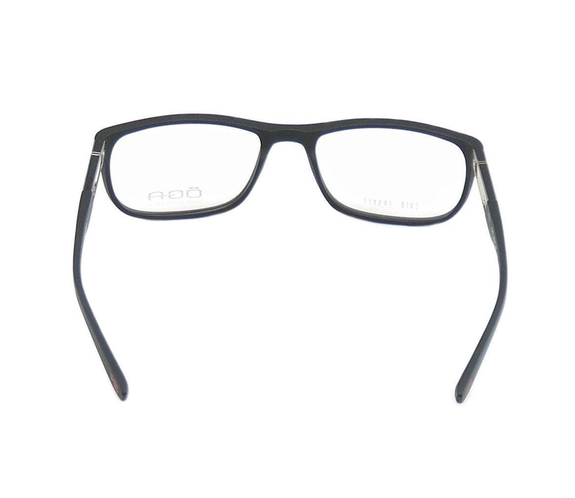 OGA Morel Eyeglasses Frame 71970 NG031 Matte Black Plastic France Made 57-19-140 - Frame Bay