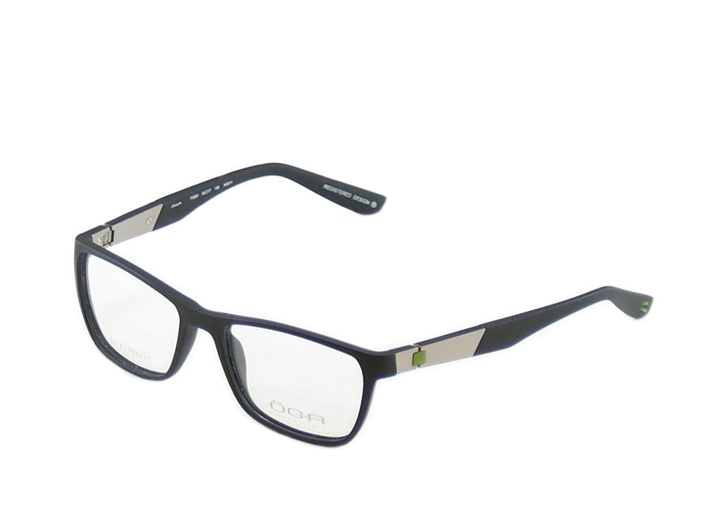 OGA Morel Eyeglasses Frame 71950 NG011 Matte Black Plastic France Made 53-17-135 - Frame Bay