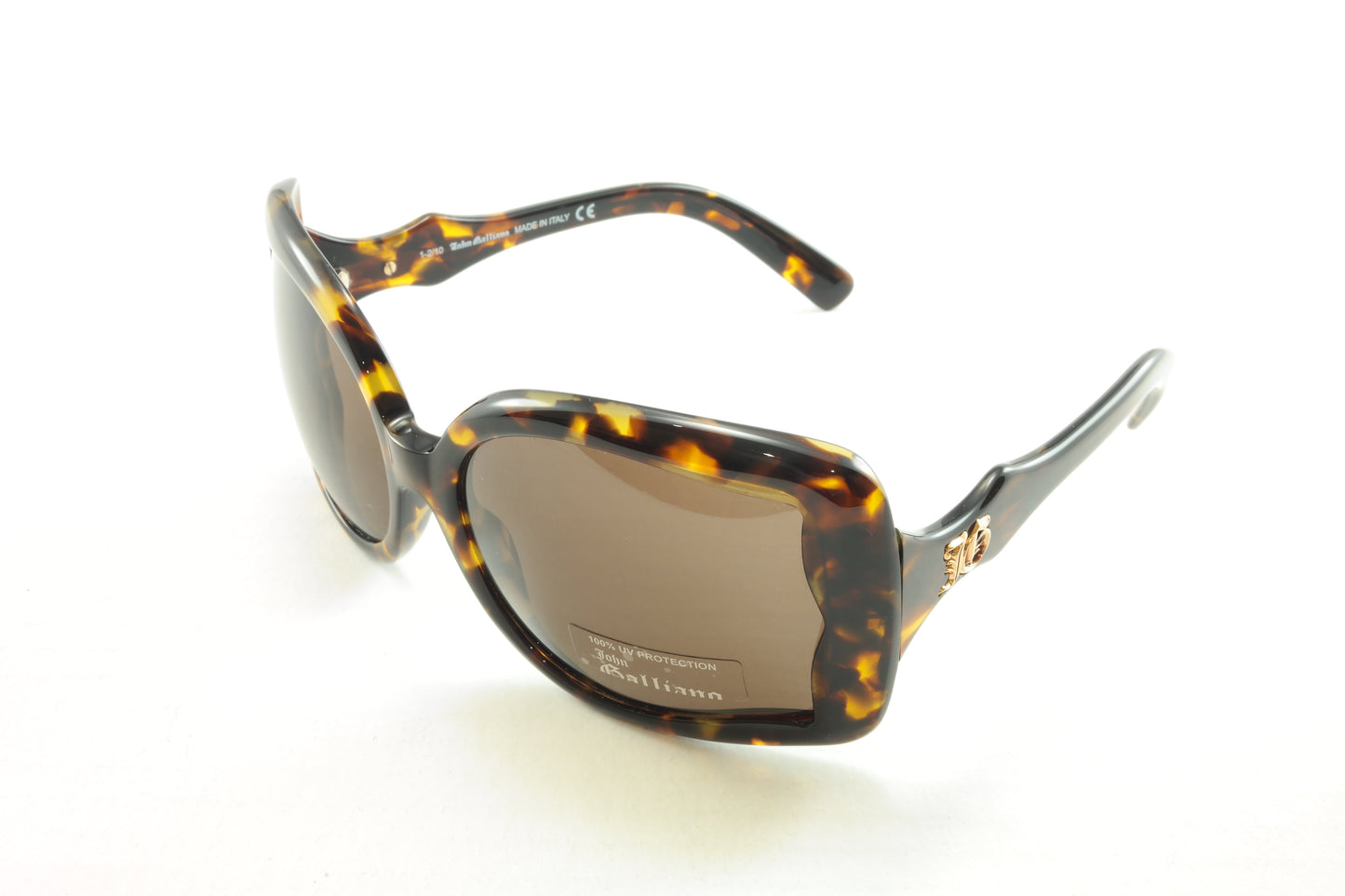 John Galliano Sunglasses Frame JG06 53E Acetate Tortoise Italy - Frame Bay