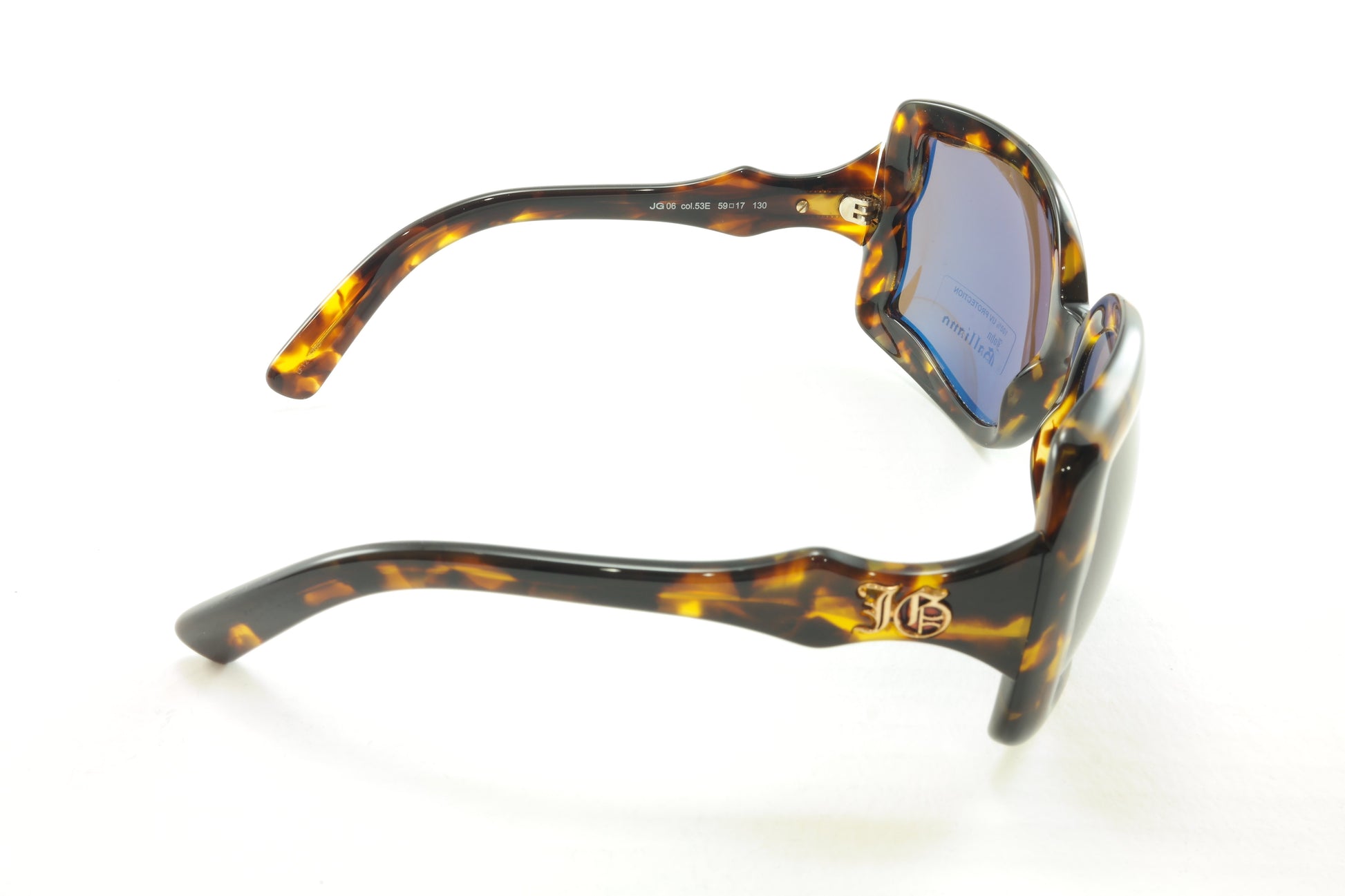 John Galliano Sunglasses Frame JG06 53E Acetate Tortoise Italy - Frame Bay
