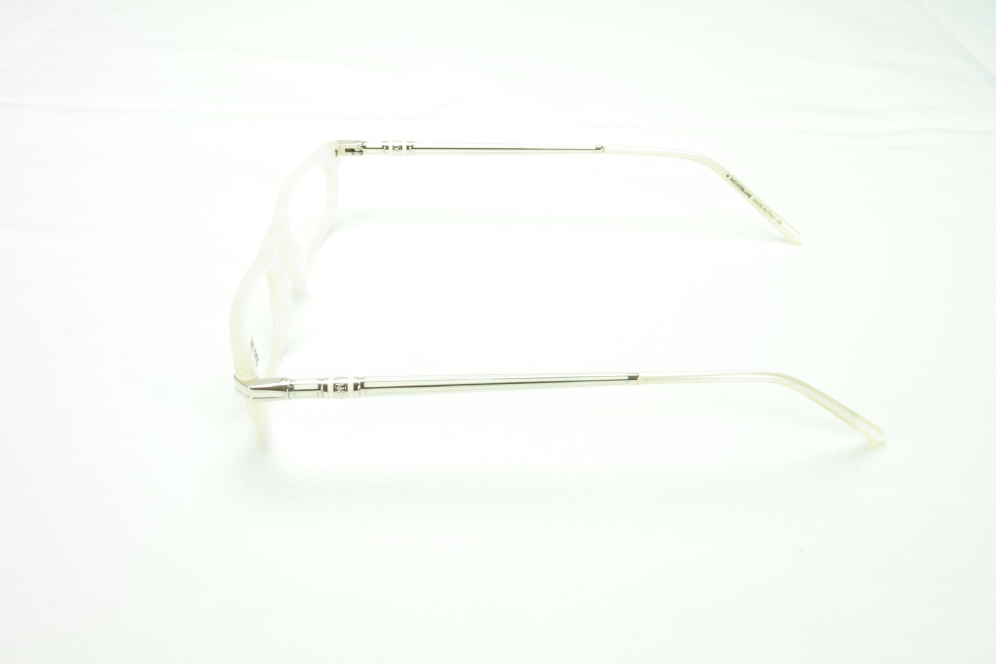 Mont Blanc Eyeglasses Frame MB254 021 Pearl White Plastic Italy 50-19-140, 21 - Frame Bay