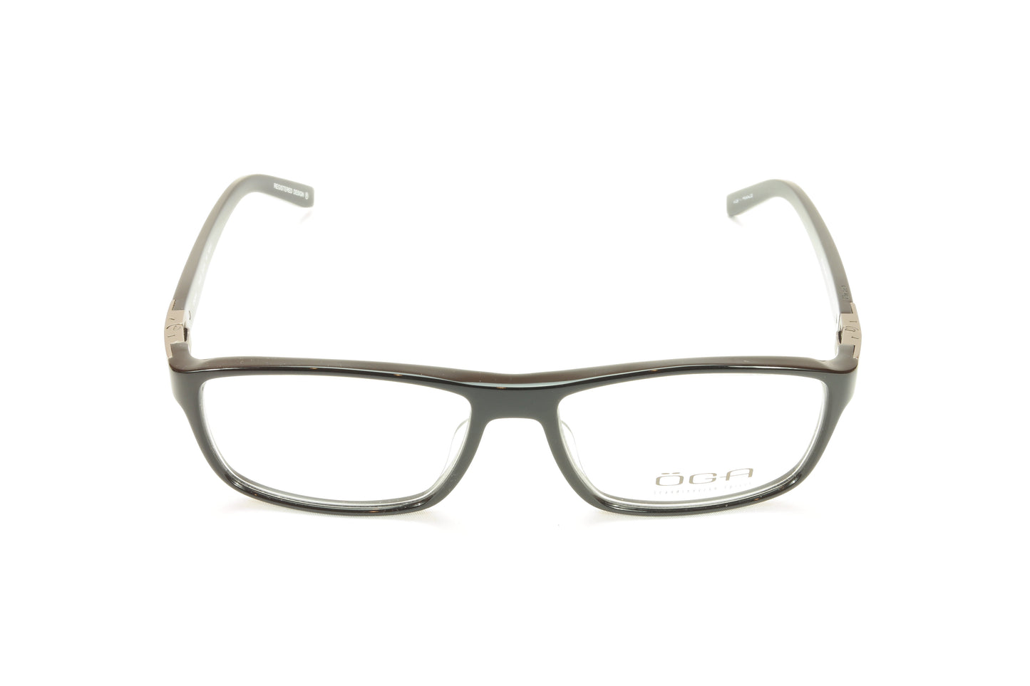OGA Morel Eyeglasses Frame 73420 NG010 Black Acetate France Made - Frame Bay
