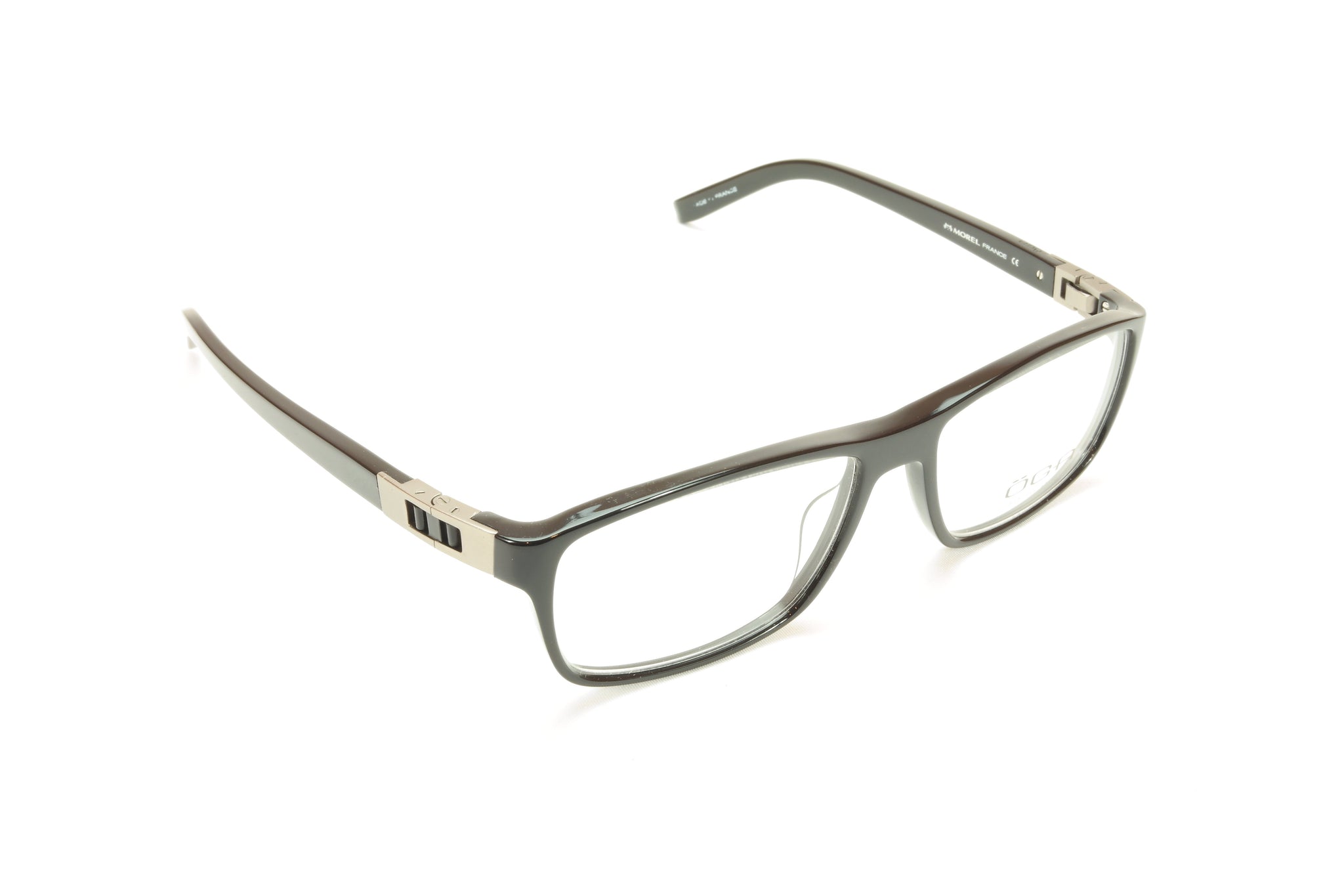 OGA Morel Eyeglasses Frame 73420 NG010 Black Acetate France Made