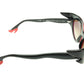 Face a Face Bocca Rock 3 400 Limited Edition Sunglasses Black Red Acetate Italy Hand Made - Frame Bay