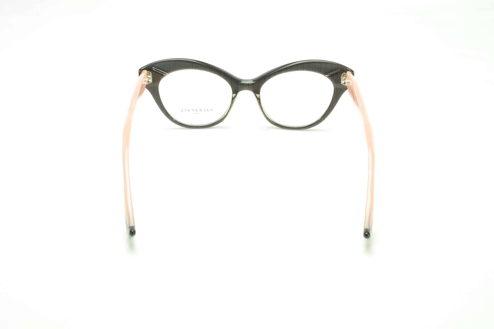 Face A Face Bocca 3 321 Eyeglasses Dark Muave Pastel Pink Italy Made - Frame Bay