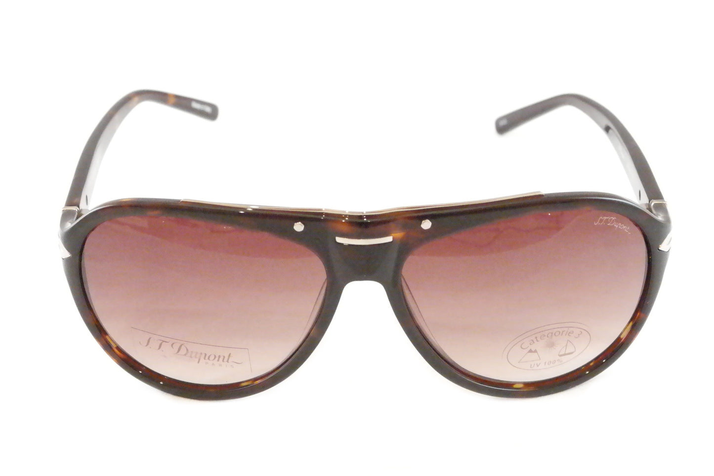 S. T. Dupont Sunglasses ST003 Plastic Italy 100% UV Category 3 Lenses 59-15-140 - Frame Bay
