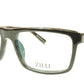 ZILLI Eyeglasses Frame Acetate Leather Titanium France Hand Made ZI 60002 C02 - Frame Bay