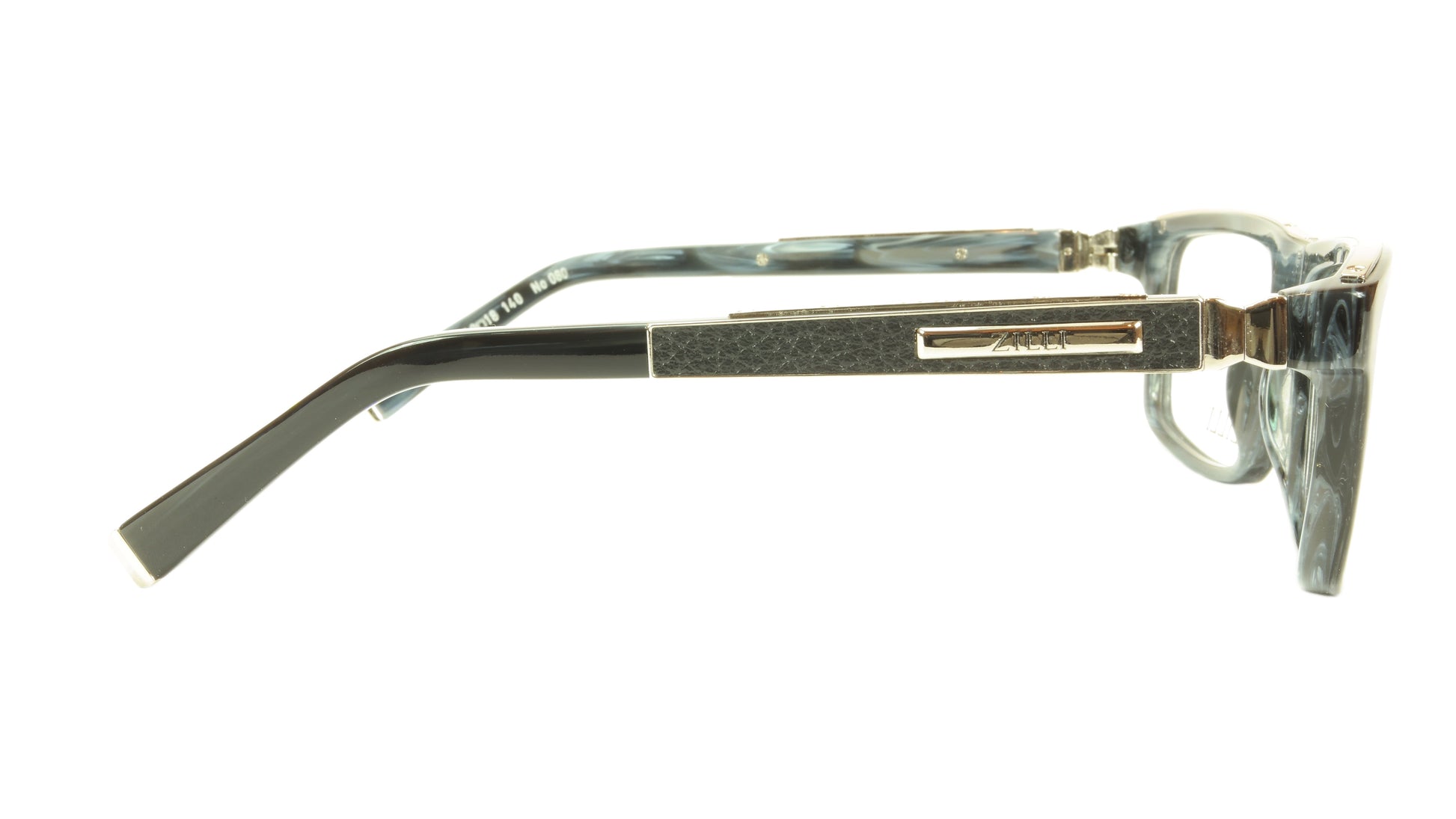ZILLI Eyeglasses Frame Acetate Leather Titanium France Hand Made ZI 60002 C02 - Frame Bay