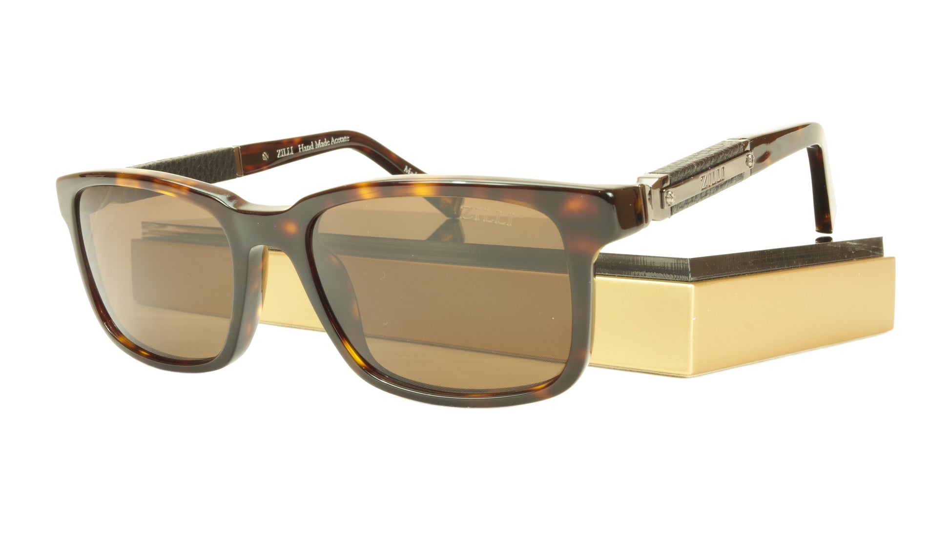 ZILLI Sunglasses Polarized Hand Made Acetate Titanium France ZI 65011 C02 - Frame Bay