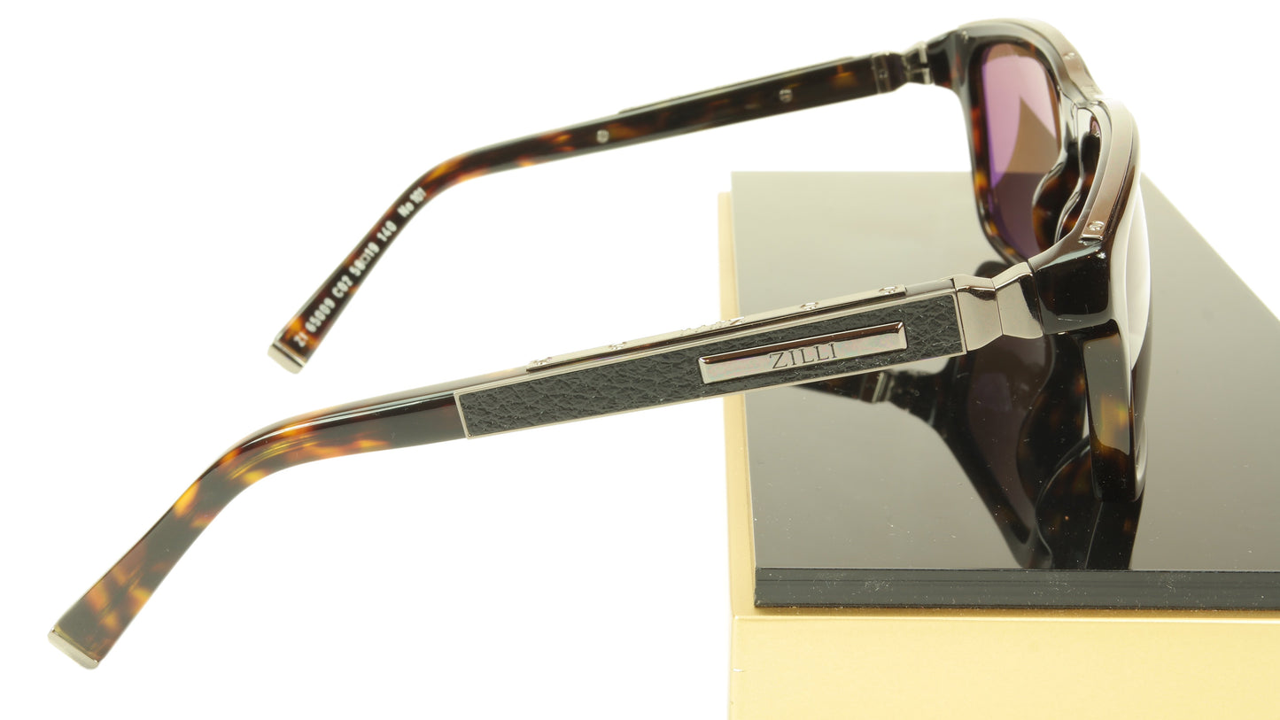 ZILLI Sunglasses Polarized Hand Made Acetate Titanium France ZI 65009 C02 - Frame Bay