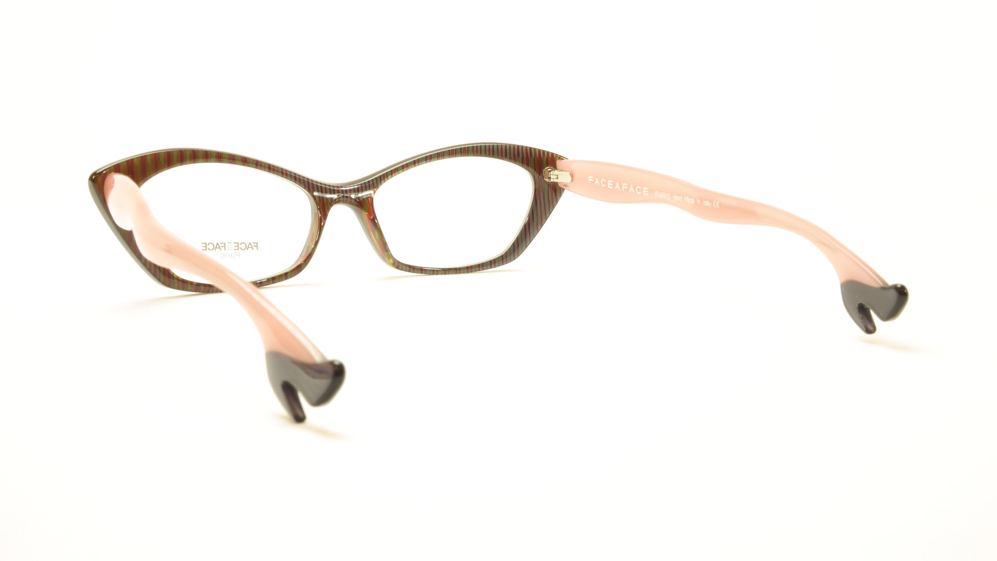 Face A Face Bocca Rock 2 Col. 321 Violet White Eyeglasses Italy Made - Frame Bay