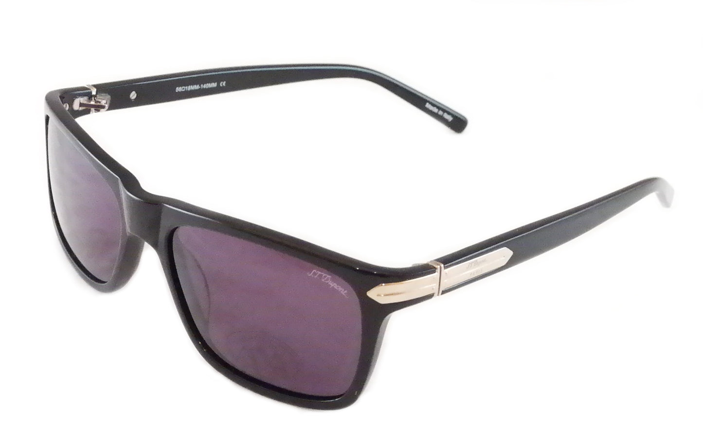 S.T. Dupont Sunglasses ST008 Plastic Italy 100% UV Category 3 Lenses 56-18-140 - Frame Bay
