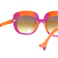 Face A Face Sunglasses Frame BOCCA Lova 1 4026 Acetate Fuschia Orange Italy Made - Frame Bay