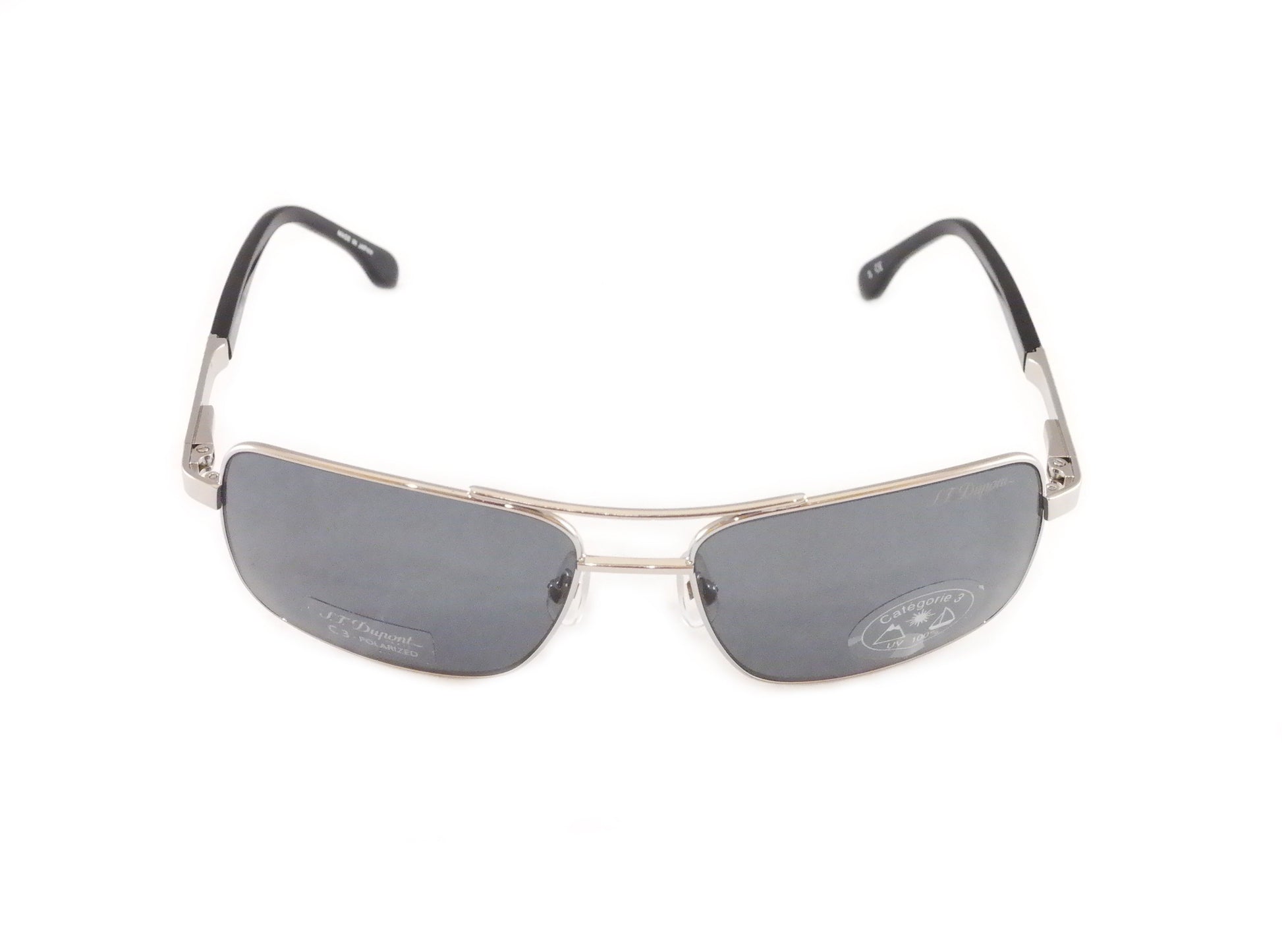 S. T. Dupont Sunglasses DP7003 Polarized Lenses Metal Japan 100% UV Category 3 - Frame Bay