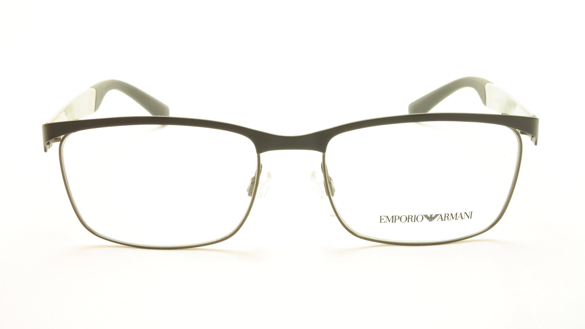 Emporio Armani EA1057 3166 Eyeglasses Frame Metal Grey Silver - Frame Bay