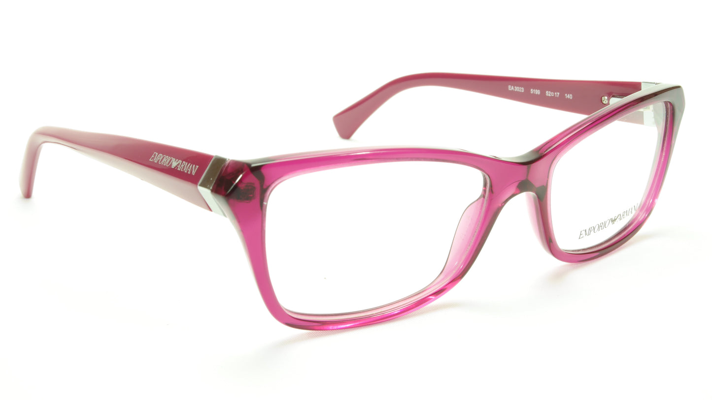Emporio Armani EA3023 5199 Eyeglasses Frame Acetate Violet - Frame Bay