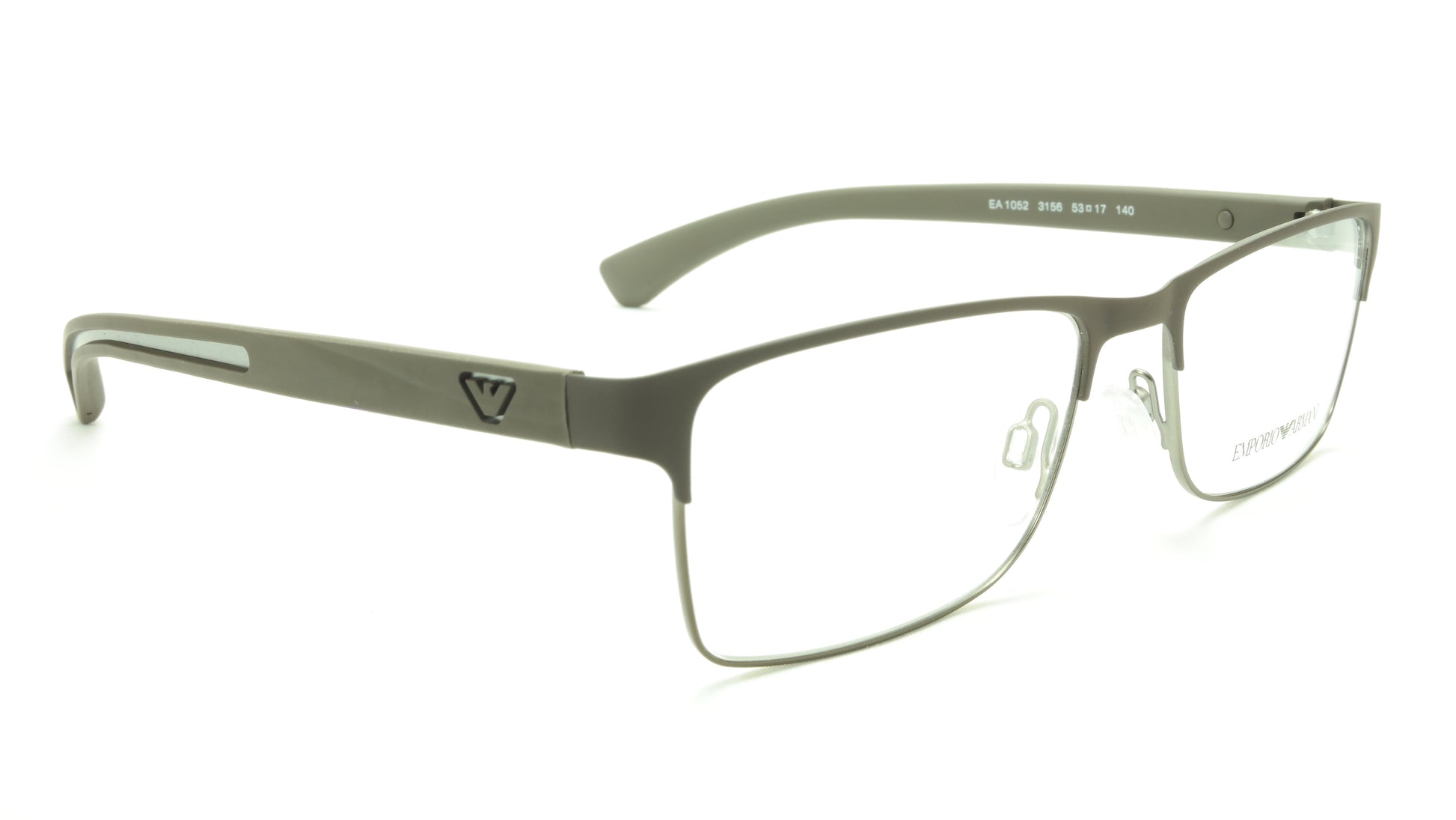 Emporio Armani EA1052 3156 Eyeglasses Frame Acetate Metal Grey - Frame Bay