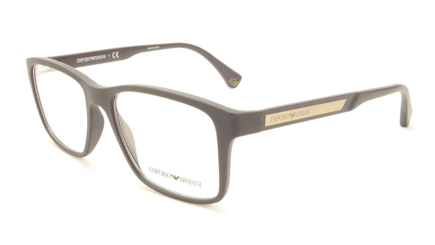 Emporio Armani EA3055 5065 Eyeglasses Frame Acetate Grey Blue - Frame Bay