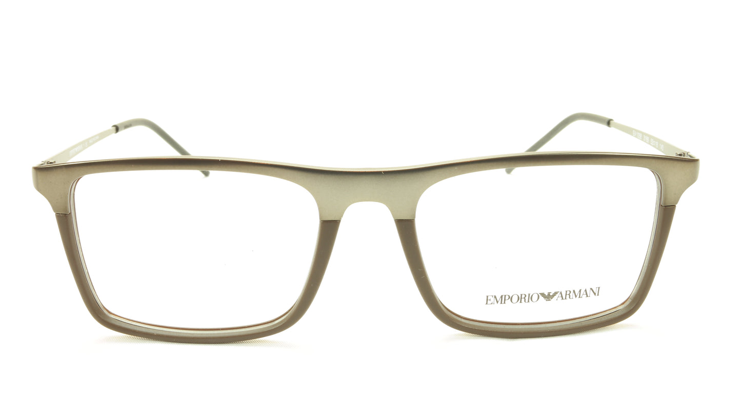 Emporio Armani EA1058 3169 Eyeglasses Frame Acetate Metal Matte Gunmetal - Frame Bay