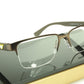 Emporio Armani EA1055 3164 Eyeglasses Frame Acetate Metal Brown - Frame Bay