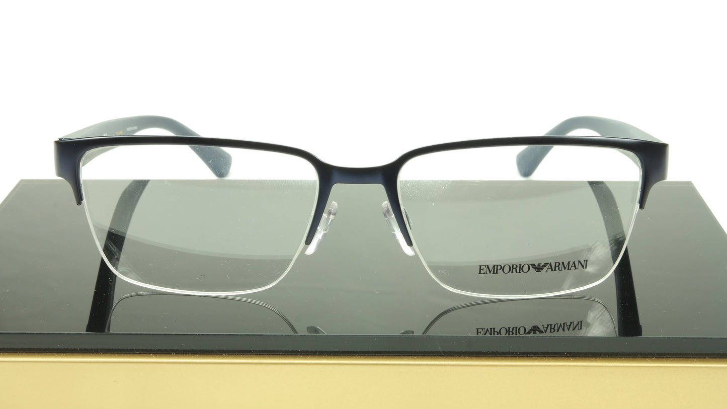 Emporio Armani EA1055 3163 Eyeglasses Frame Acetate Metal Blue - Frame Bay