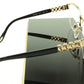 Chopard Eyeglasses Frame VCH A67S 0300 Acetate Black Gold Italy Made 55-17-135 - Frame Bay