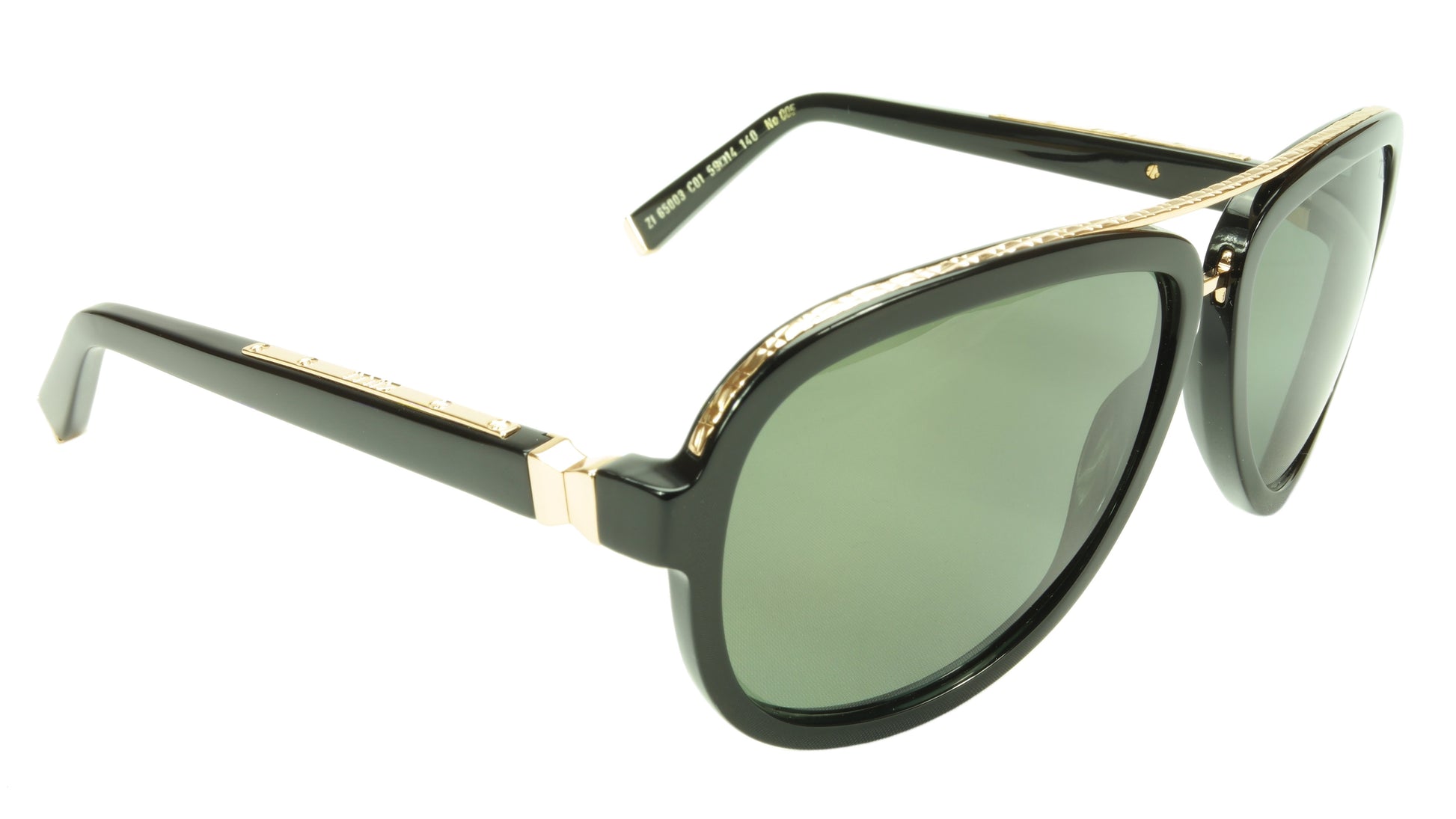 ZILLI Sunglasses Polarized Hand Made Acetate Titanium France ZI 65003 C01 - Frame Bay