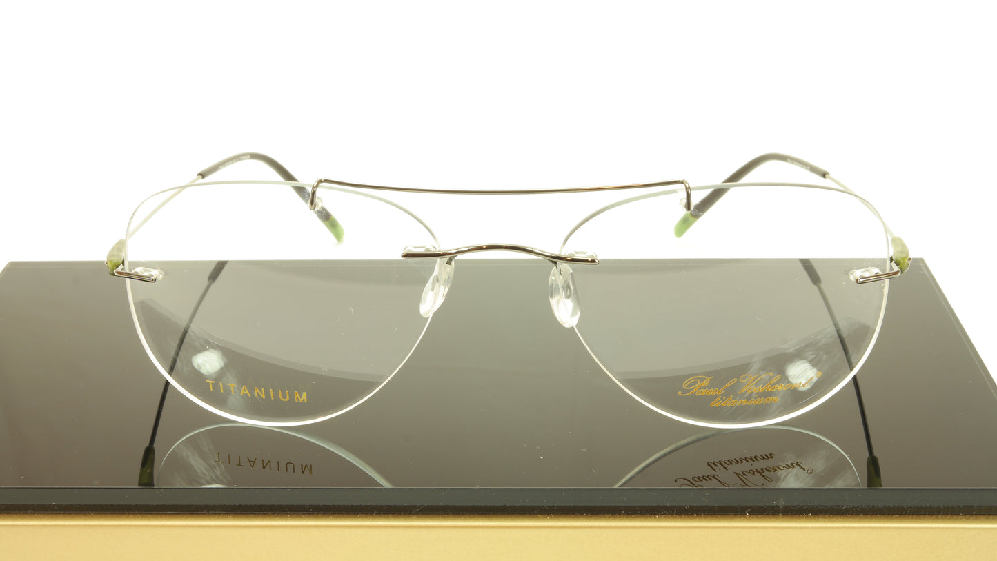 Paul Vosheront VT144 C1 Titanium Gunmetal Eyeglasses Frame Italy Made - Frame Bay