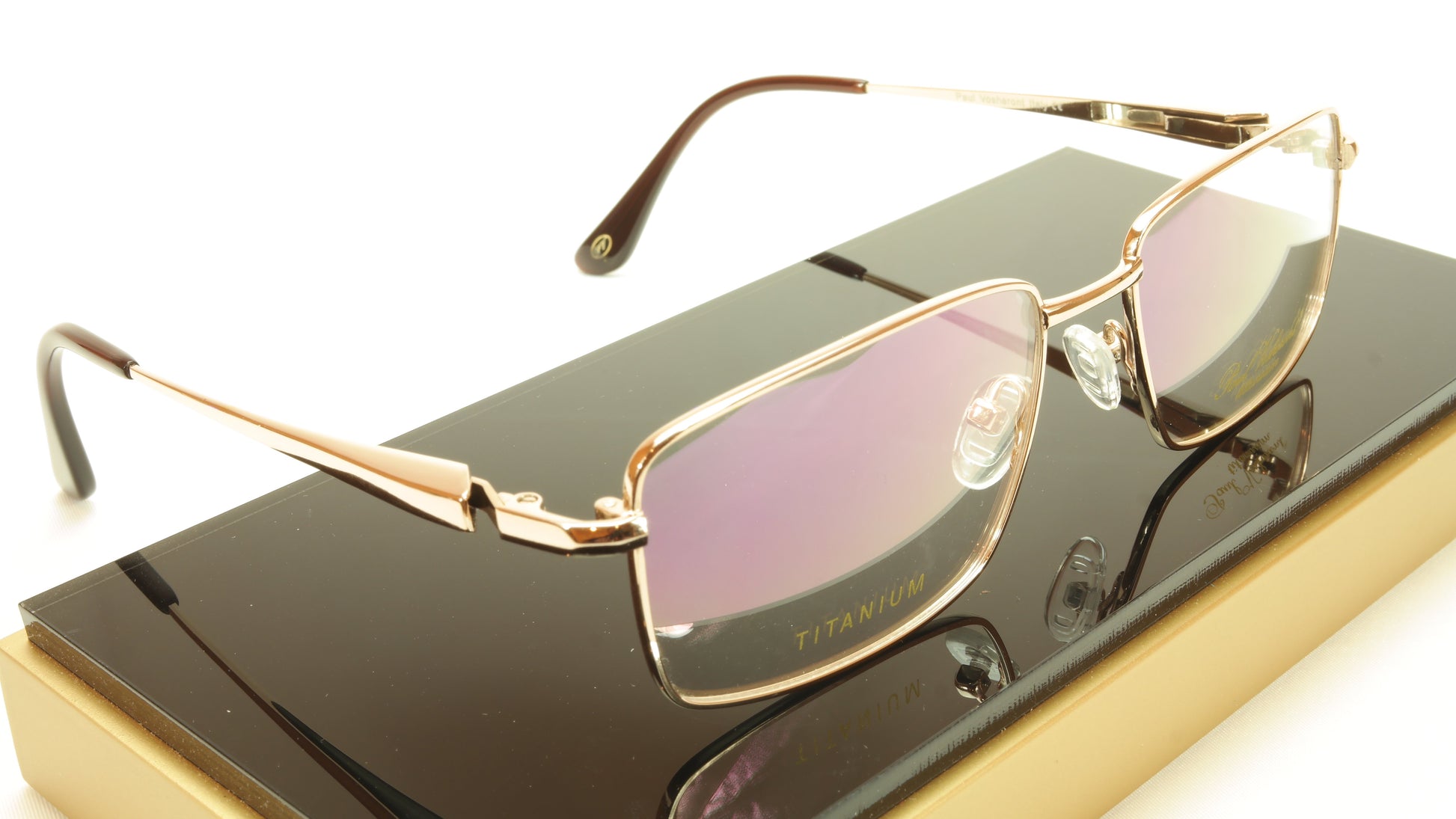 Paul Vosheront VT109 C2 Titanium Eyeglasses Frame Italy Made - Frame Bay