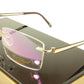 Paul Vosheront VT145 C2 Titanium Gold Brown Eyeglasses Frame Italy - Frame Bay