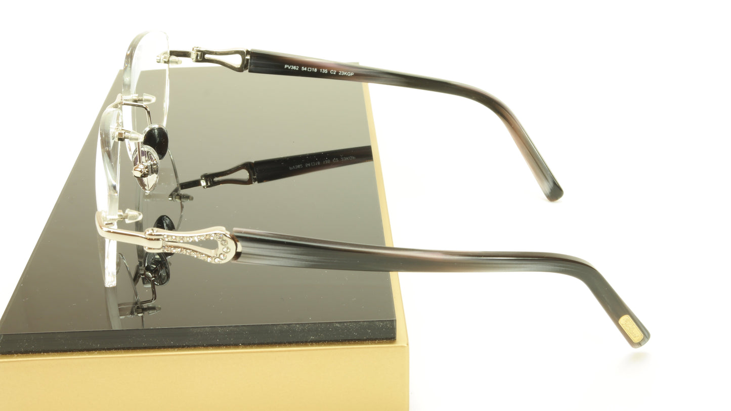 Paul Vosheront PV362 C2 23KT Gold Plated Eyeglasses Frame Italy Made - Frame Bay