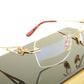 Paul Vosheront PV360 C1 Gold plated Eyeglasses Frame Italy 54-18-135 - Frame Bay