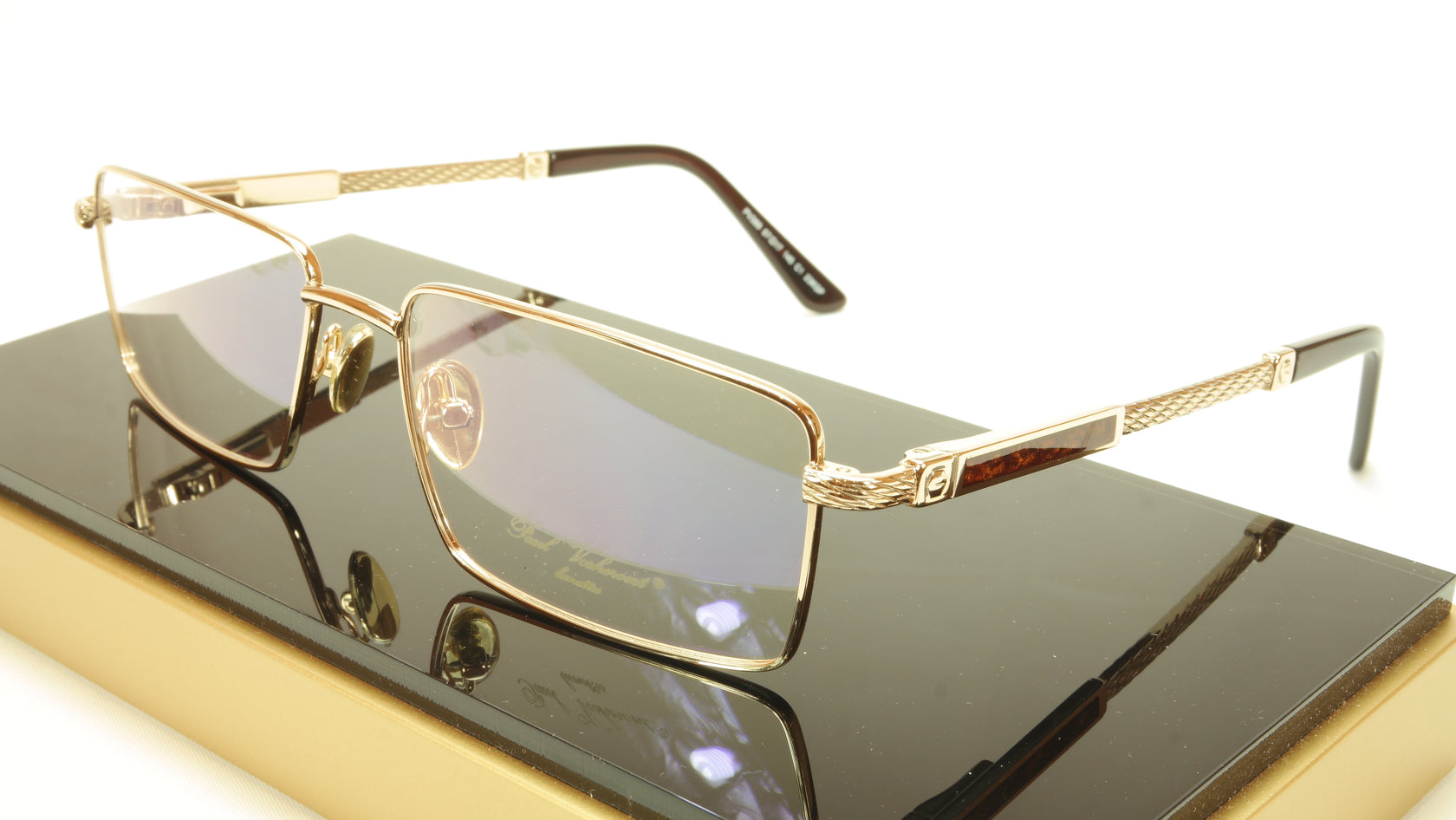 Paul Vosheront PV368 C1 23KT Gold Plated Eyeglasses Frame Italy Made ...