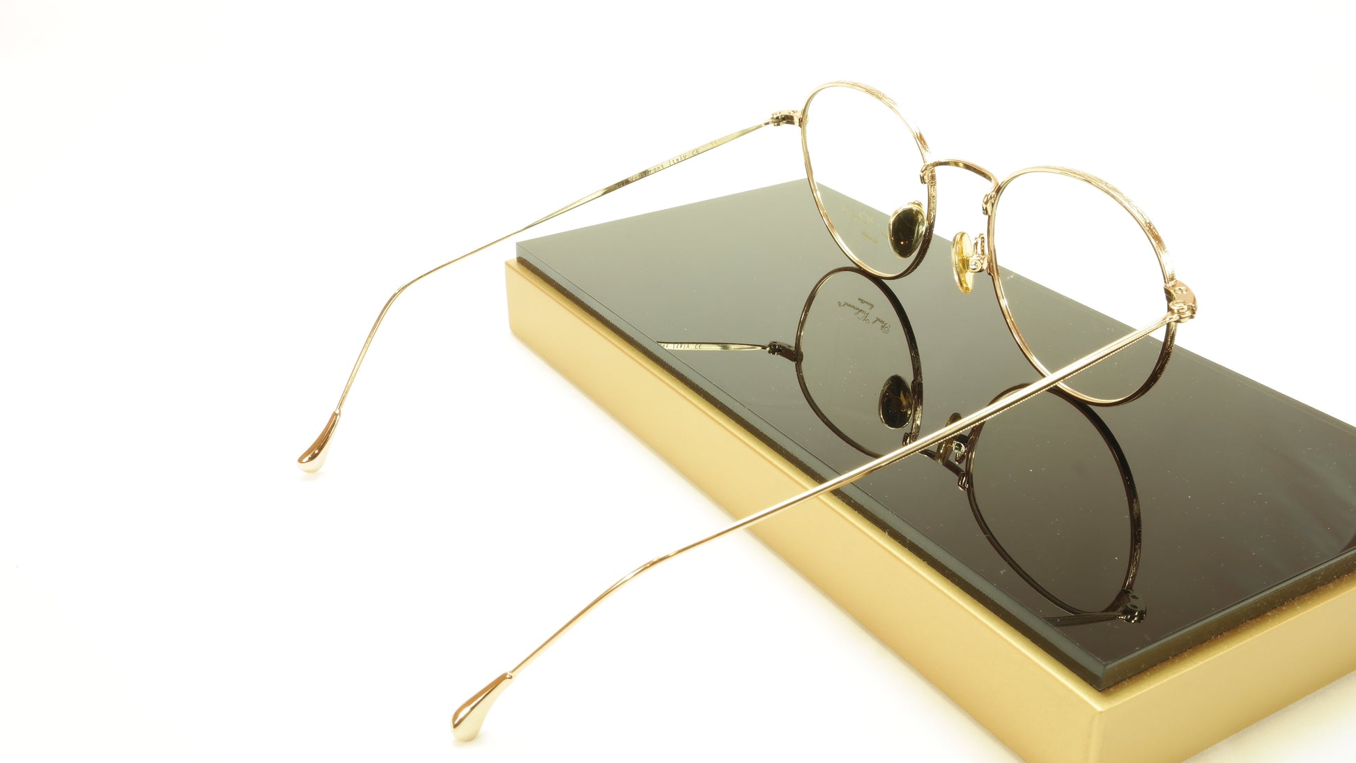 Paul Vosheront PV369 C1 Gold Plated Eyeglasses Frame Italy 49-21-145 - Frame Bay
