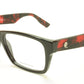 Alexander McQueen Eyeglasses Frame MCQ 0011 RJZ Black Red Acetate Italy 53-18-140 - Frame Bay