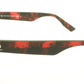 Alexander McQueen Eyeglasses Frame MCQ 0011 RJZ Black Red Acetate Italy 53-18-140 - Frame Bay