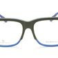 Alexander McQueen Eyeglasses Frame MCQ0055/F Black Blue Acetate Italy 55-15-145 - Frame Bay