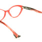 Face A Face Bocca Tatoo 1 Col. 2016 Red Flashy Red Eyeglasses Italy Hand Made - Frame Bay