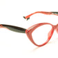 Face A Face Bocca Tatoo 1 Col. 2016 Red Flashy Red Eyeglasses Italy Hand Made - Frame Bay